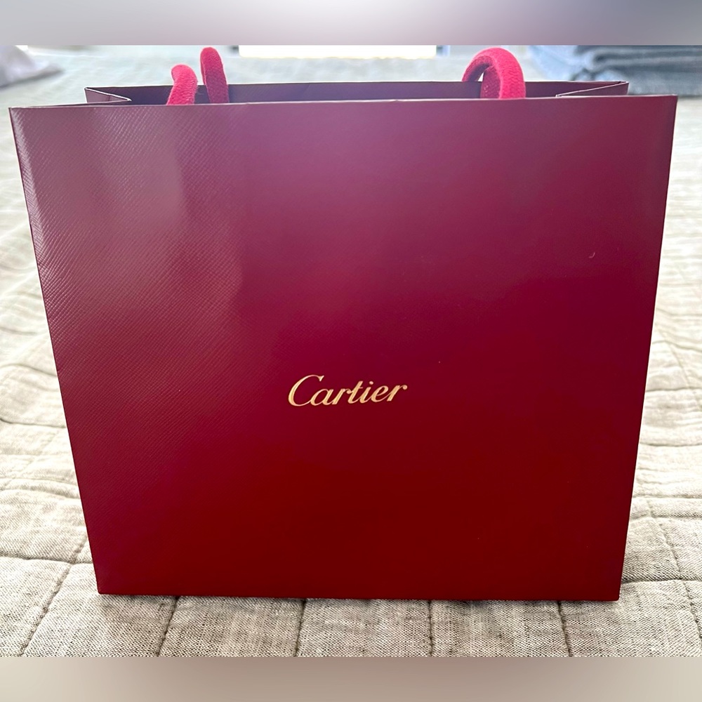 AUTHENTIC CARTIER SHOPPING TOTE ❤️❤️❤️